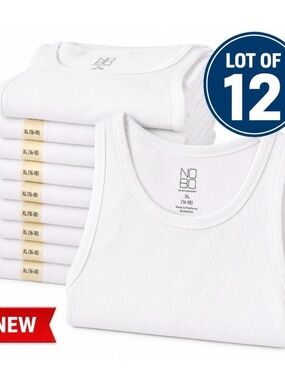 No Boundaries Juniors Ribbed High Neck Tank Top White XL Lot Of 12 NWT